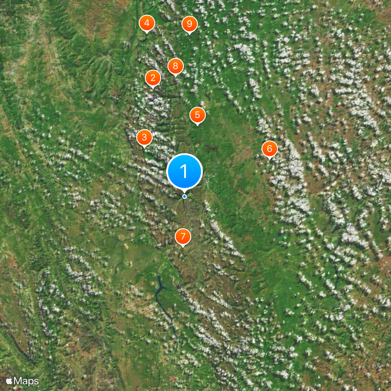 Chapada Diamantina National Park Map