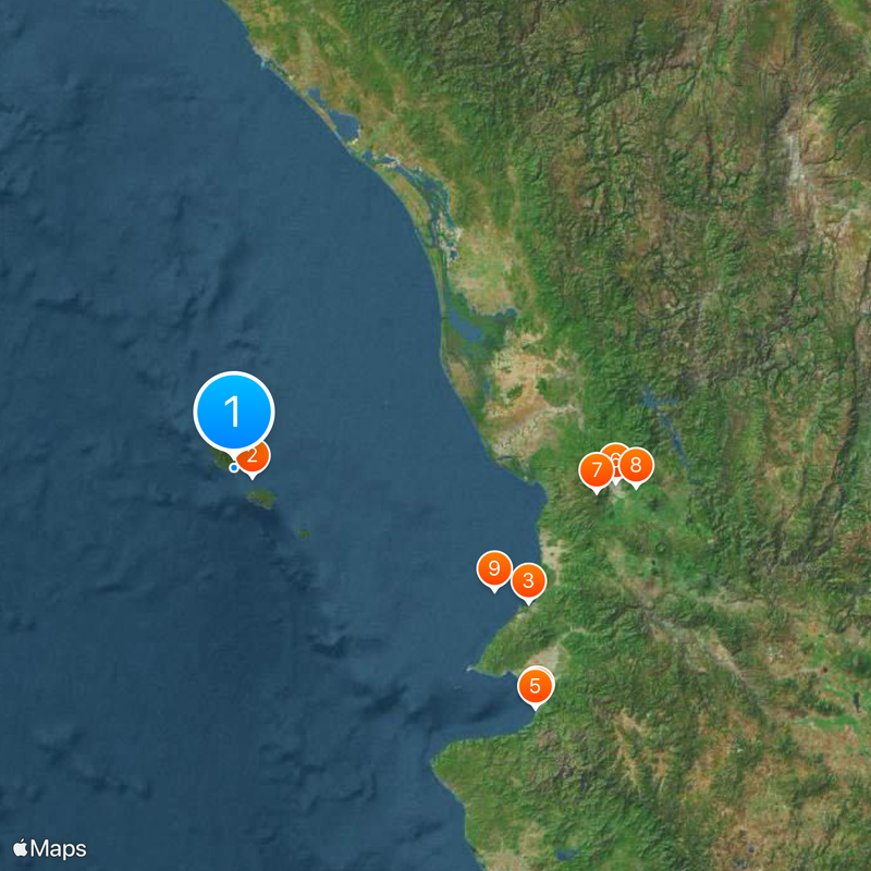 Islas Marías Federal Prison Map