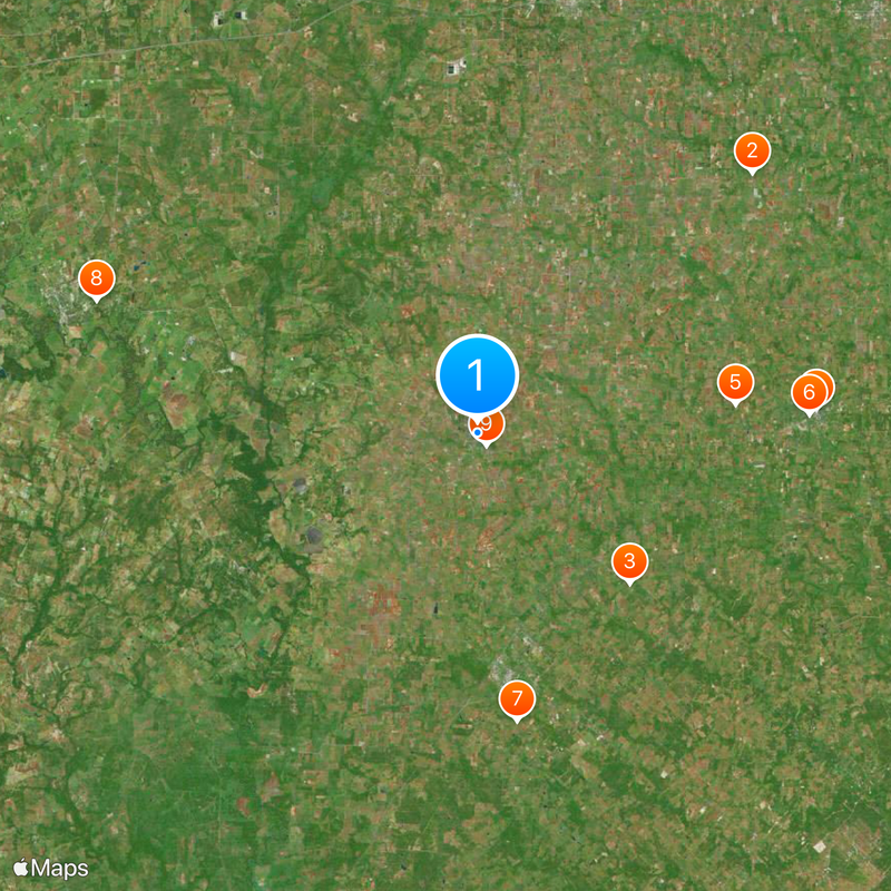 Shiner Map