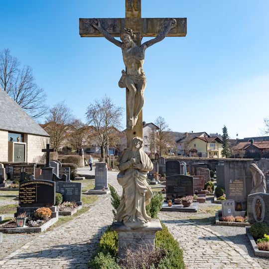 Friedhofskreuz Nähe Untere Semel in Eibelstadt