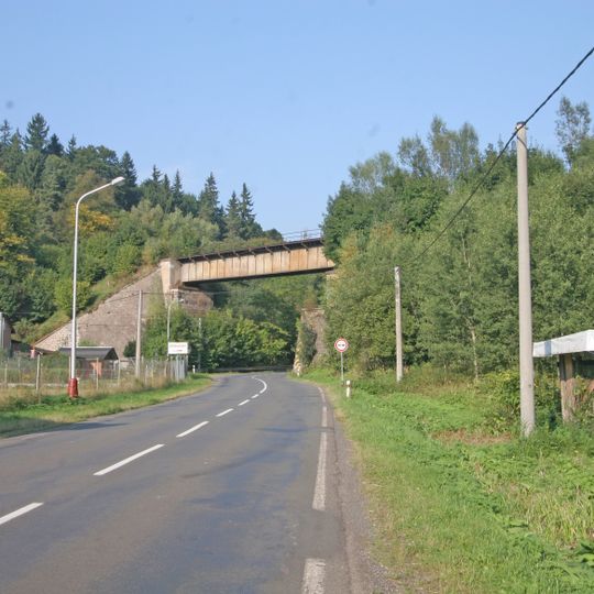 Railway bridge over the Královecká street in Libeč