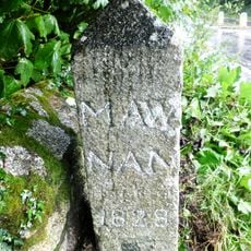 Guidestone, Bickland Water Road, by Falmouth Town football ground, opp. turn to Budock Water