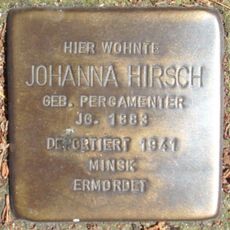 Stolperstein en memoria de Johanna Hirsch