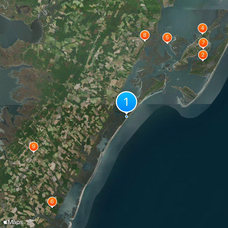Mid-Atlantic Regional Spaceport Map