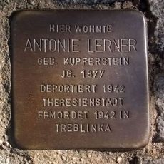 Stolperstein à la mémoire d’Antonie Lerner