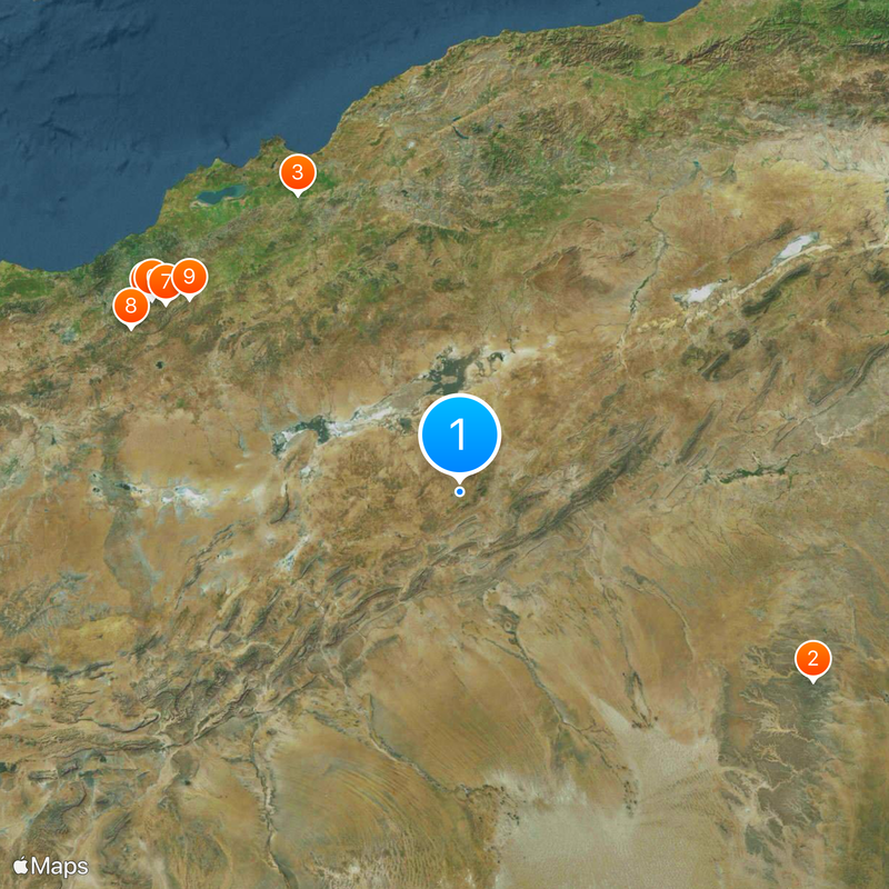 El Bayadh Province Map