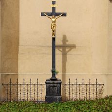 Kříž za kostelem svatého Jakuba Staršího v Příbrami
