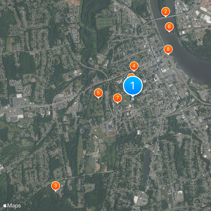 Wesleyan University Map