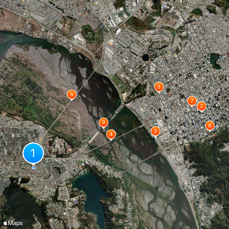 San Pedro de la Paz Map