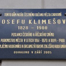 Pamětní deska Josefa Klimeše