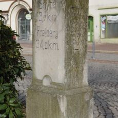 Royal Saxon milestone Markt  Olbernhau