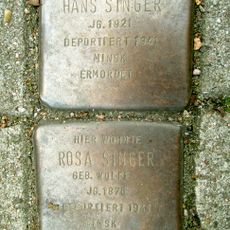 Stolperstein dedicated to Hans Singer