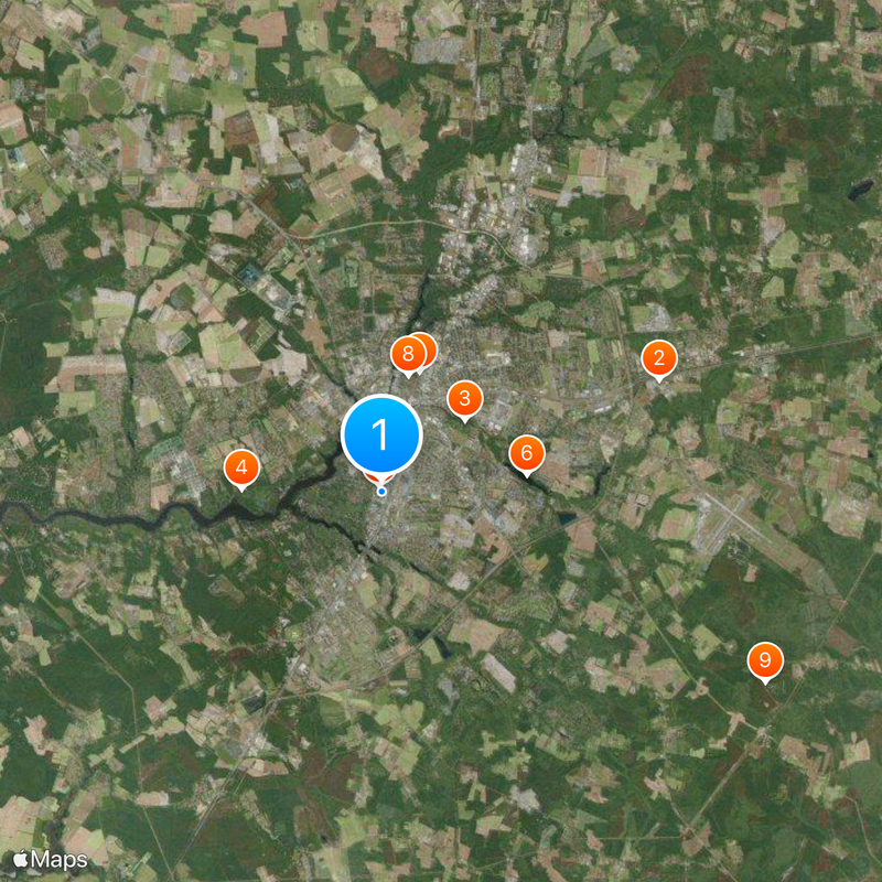 Salisbury University Map