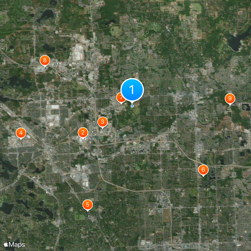 Meadow Brook Hall Carte