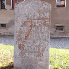 Fishing border stone