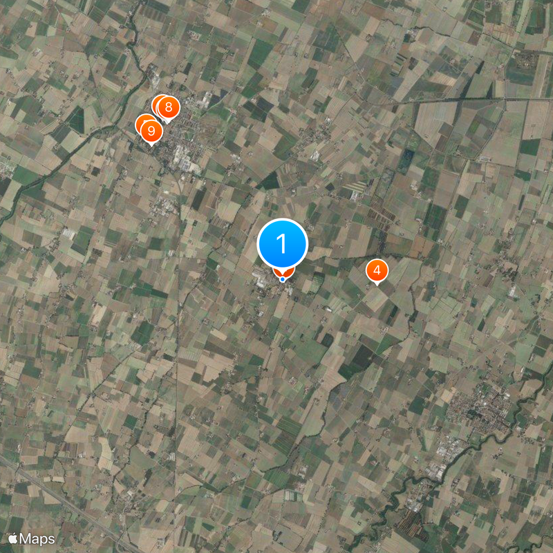 Le Roncole Map