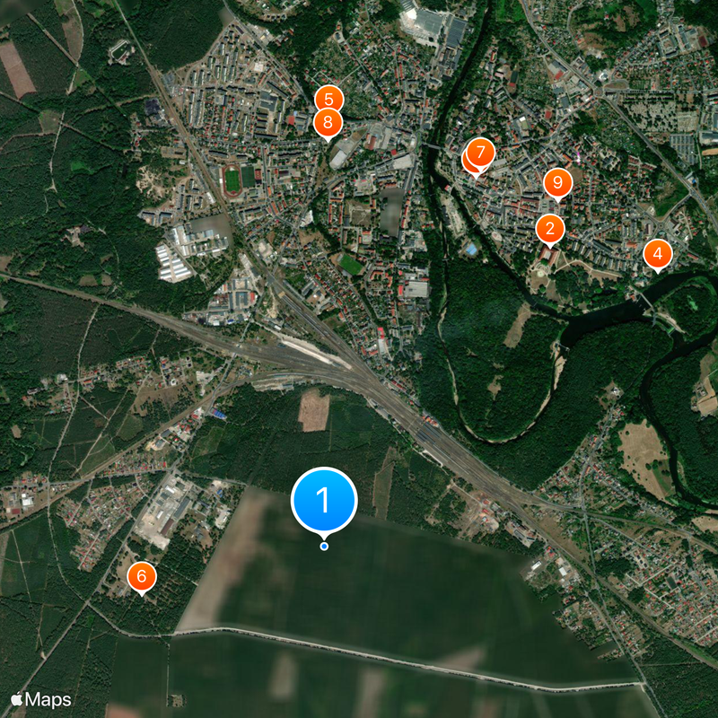 Stalag Luft III Map
