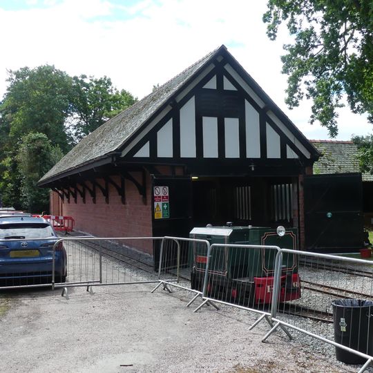 Former Eaton Railway Engine Shed 100 metres north of Eaton Hall Cottages