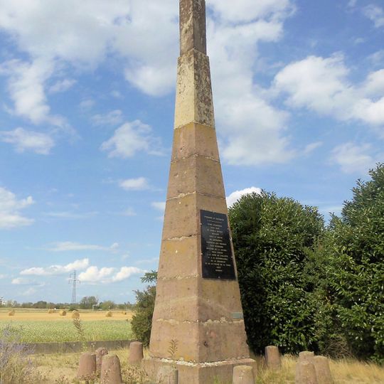 Sausheim geodetic monument