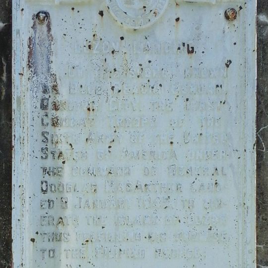 Luzon Landing historical marker