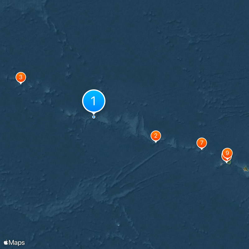 Papahānaumokuākea Marine National Monument Map