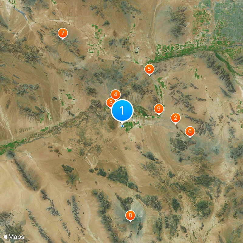 Solana Generating Station Map