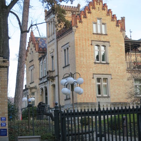 Villa Falkenstein mit Oekonomiegebäude