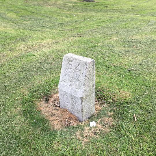 Boundary Marker 64,  School Road, Aberdeen,