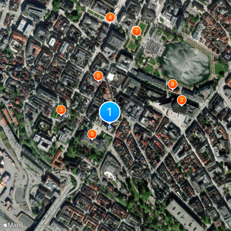University of Bergen Map