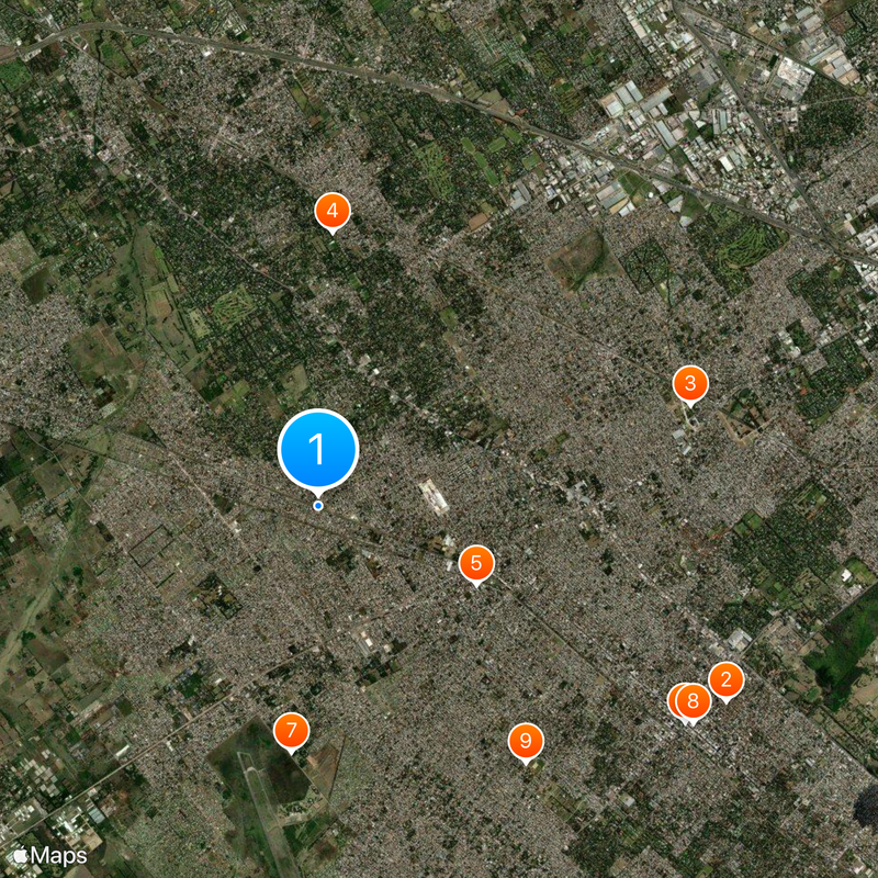 José C. Paz Partido Map