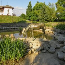 Socha koně v Šumperku v Sadech 1. máje