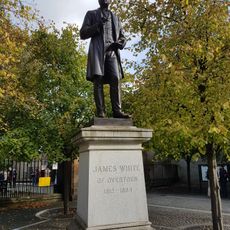 Cathedral Square, Statue of James White of Overtoun