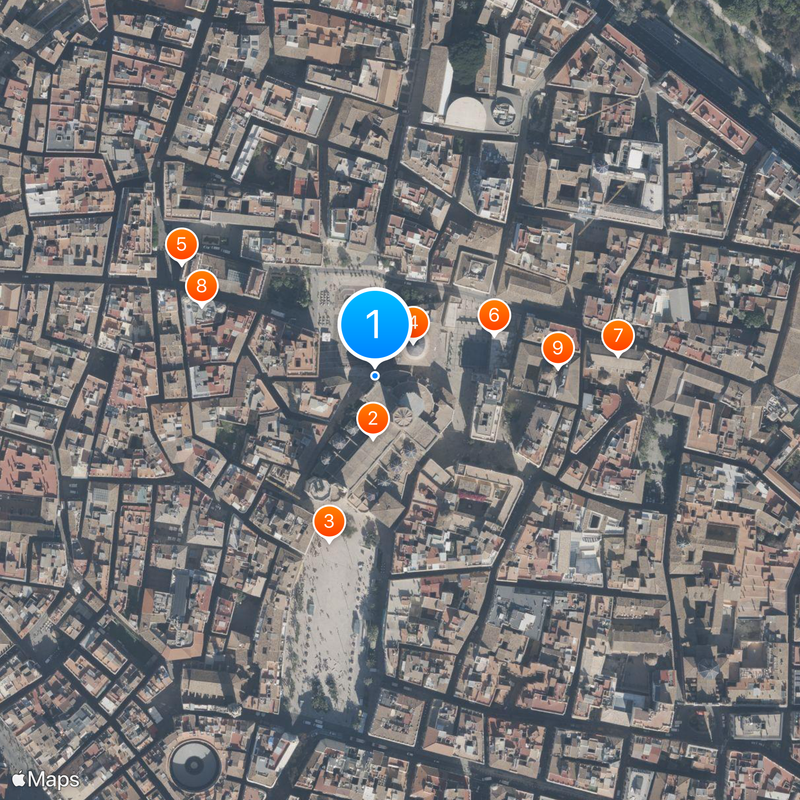 Tribunal de las Aguas de Valencia Mapa