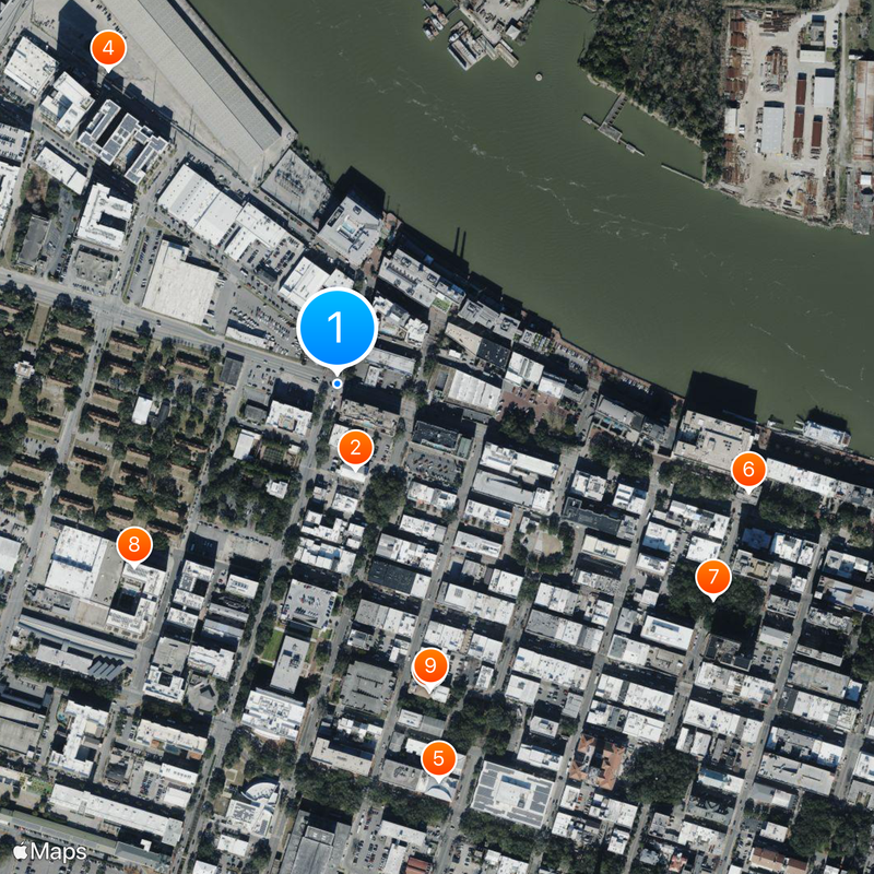 Area code 912 Map
