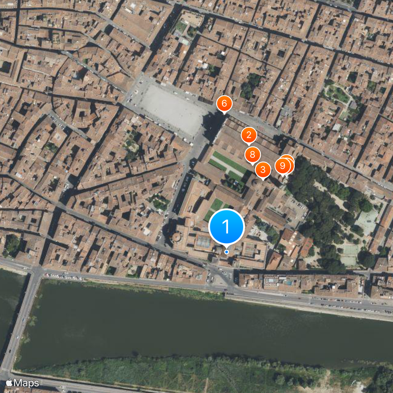 National Central Library of Florence Map