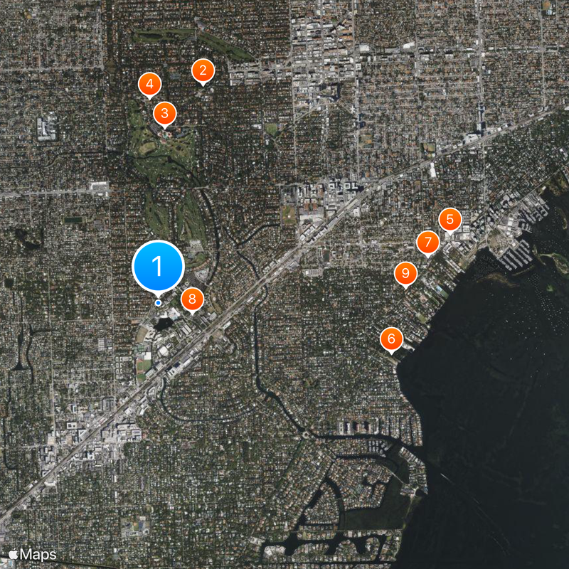 University of Miami School of Law Map