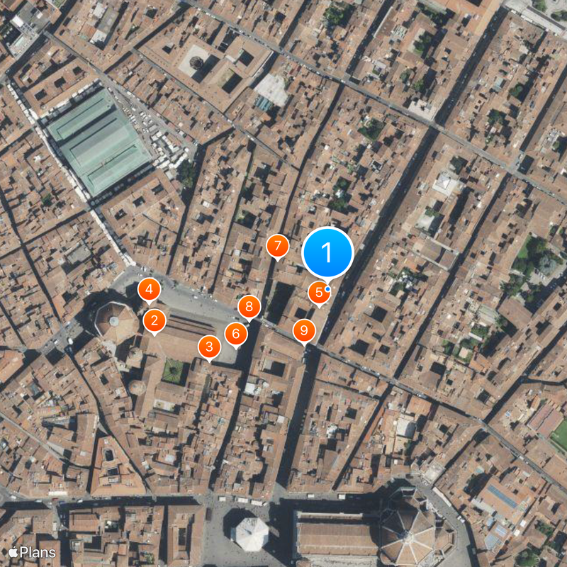 Palazzo Medici Riccardi Mappa