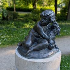 Gyermek kutyával