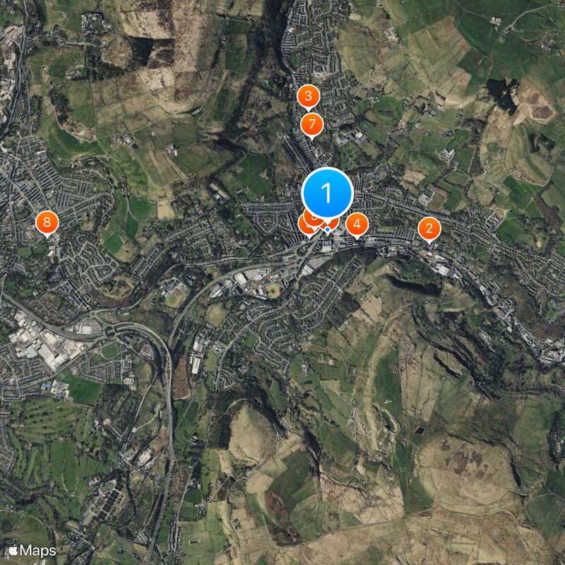 Rawtenstall Map