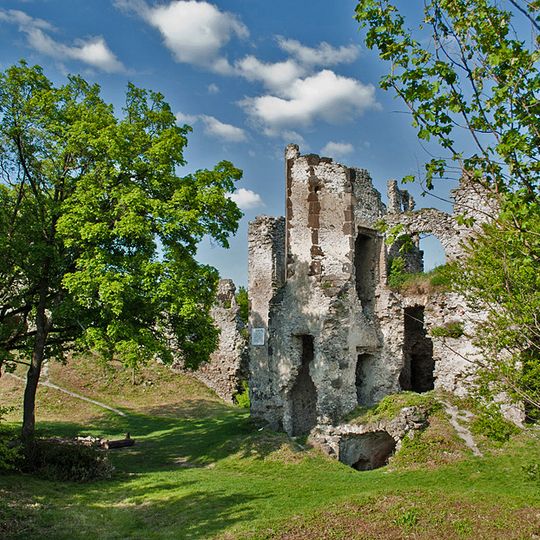 Viniansky hrad, palác hradný