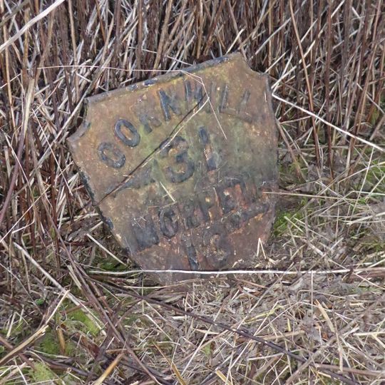 Milepost 180 Metres North Of Framlington Gate