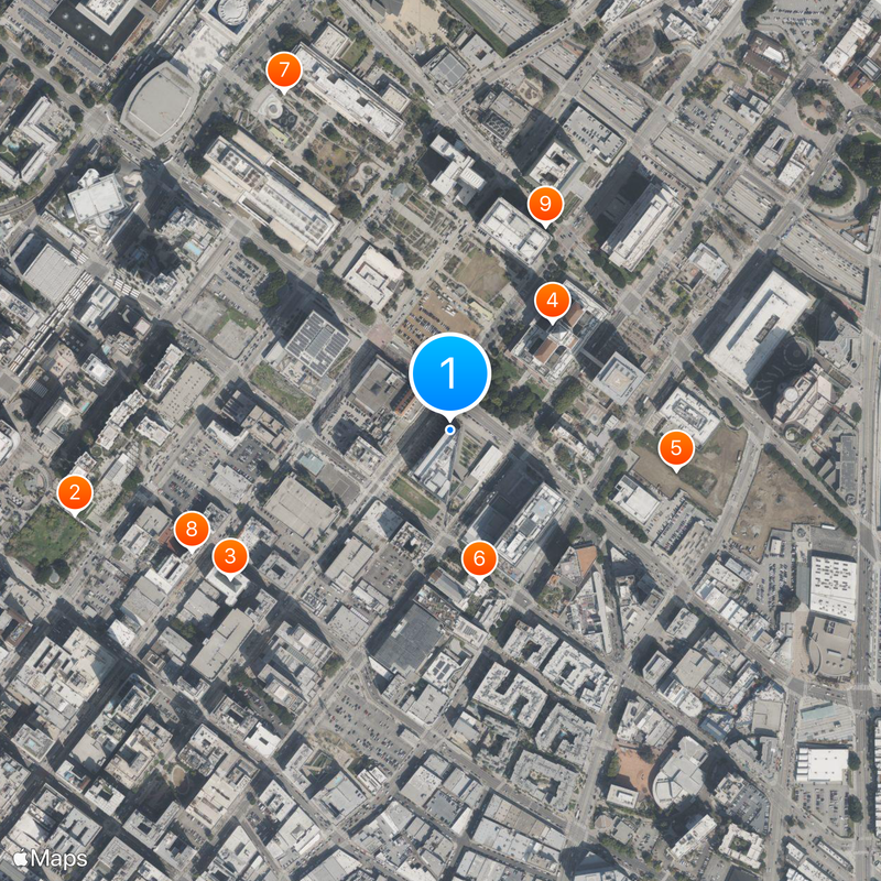 Los Angeles Police Department Map