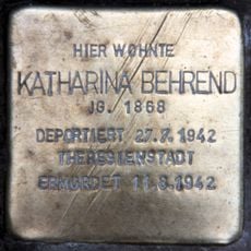 Stolperstein en memoria de Katharina Behrend