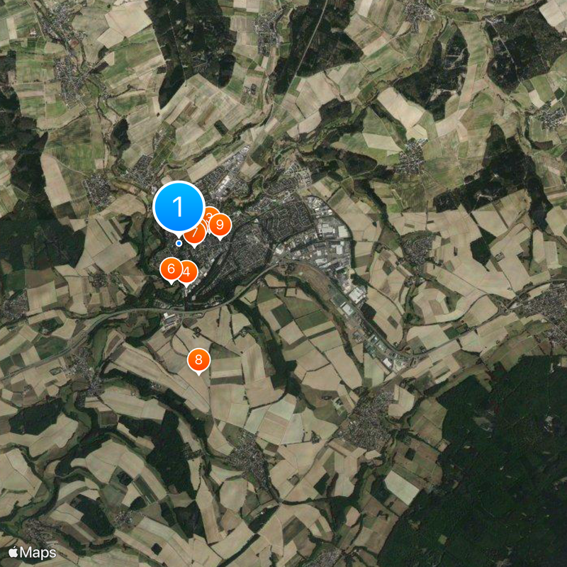 Simmern/Hunsrück Mappa