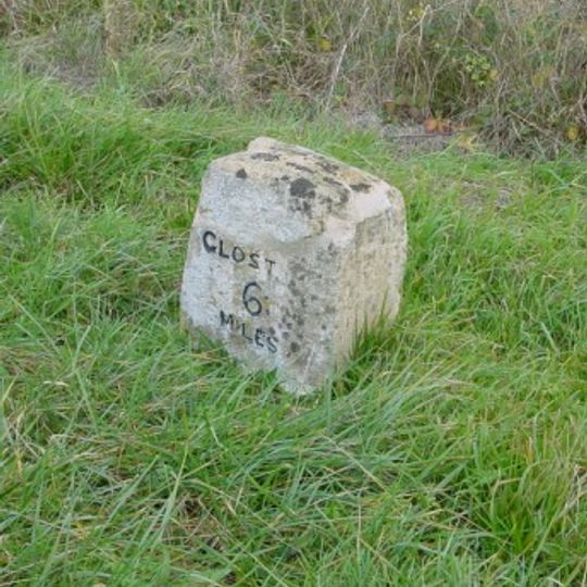 Milestone, About 200M North Of Junction With Worcester Road