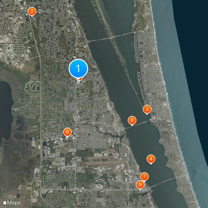 Eastern Florida State College Map