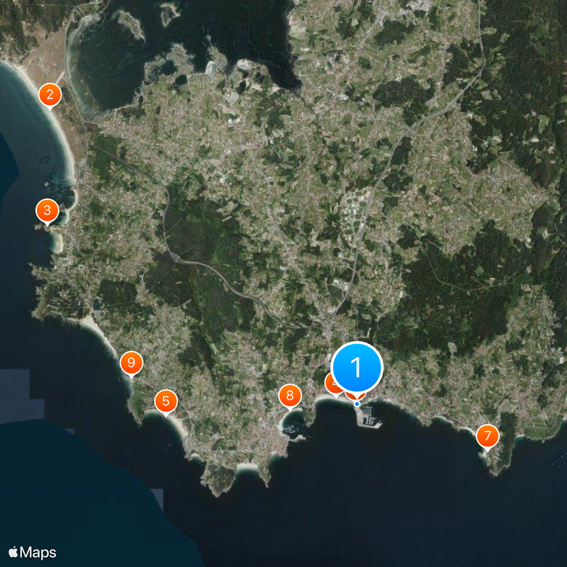 Sanxenxo Map