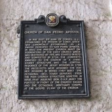 Church of San Pedro Apostol historical marker