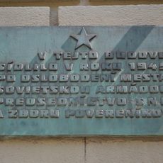 Železničné riaditeľstvo, tabuľa pamätná