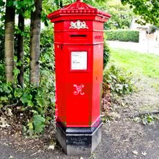 Post Box At Junction With Denton Road, On North East Corner